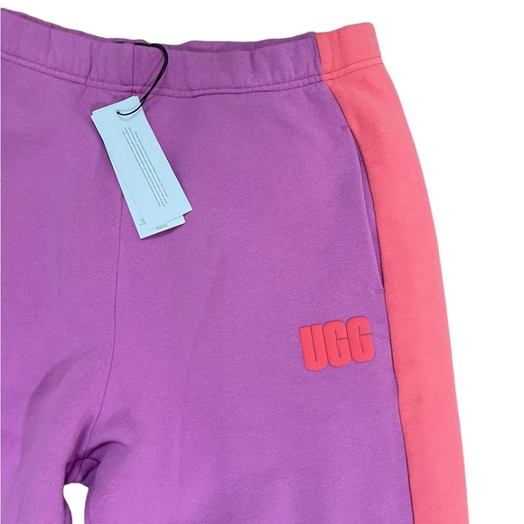 ⚡️SOLD⚡️UGG Jayleen Color Blocked Sweatpant Purple Brushed Fleece Cotton Pant - Picture 11 of 14